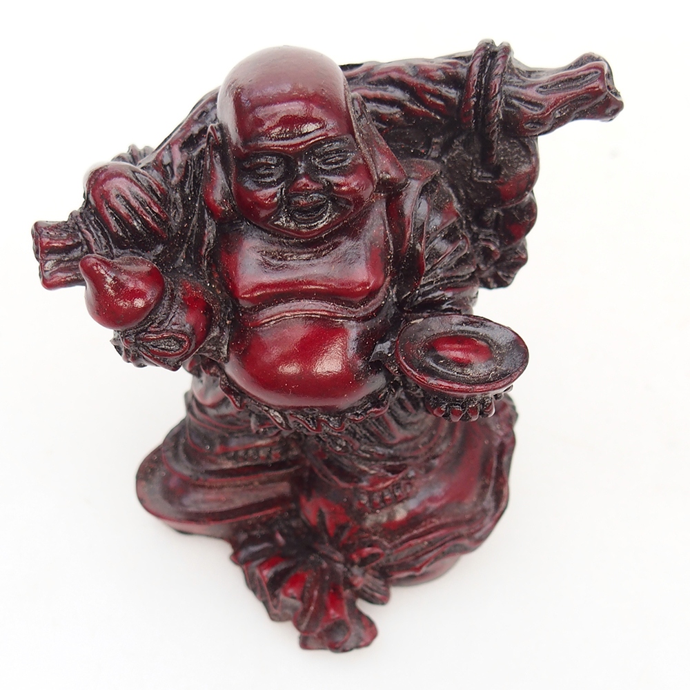 Roter Buddha
