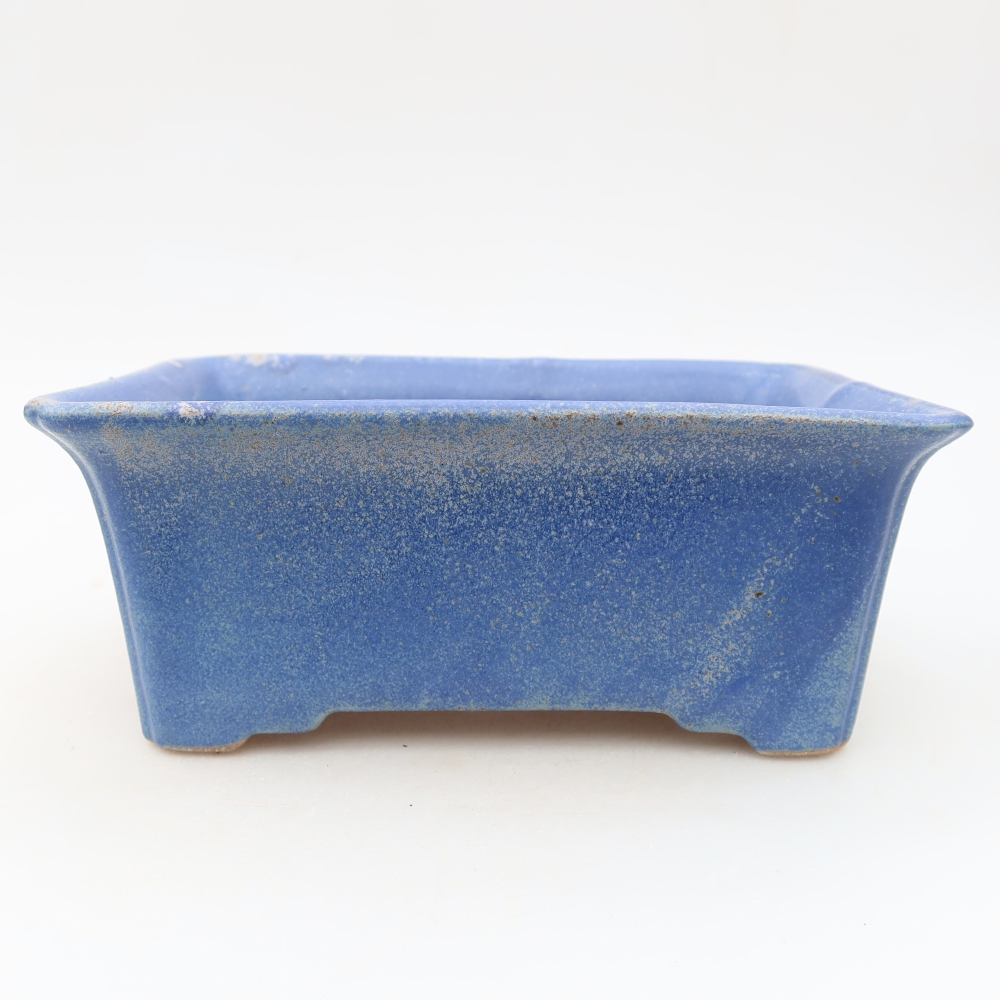 Keramik-Bonsai-Schale 18 x 13,5 x 7,5 cm, Farbe: Blau