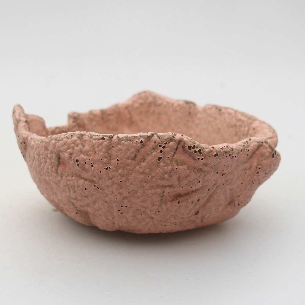 Keramikschale 9 x 8,5 x 4 cm , Farbe rosa