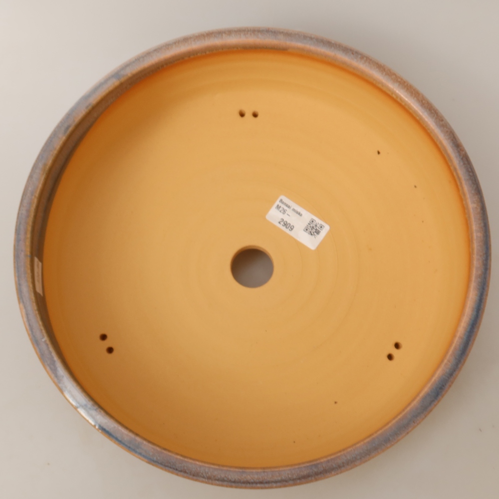 Keramik-Bonsai-Schale, 28 x 28 x 8 cm, Farbe: Blau