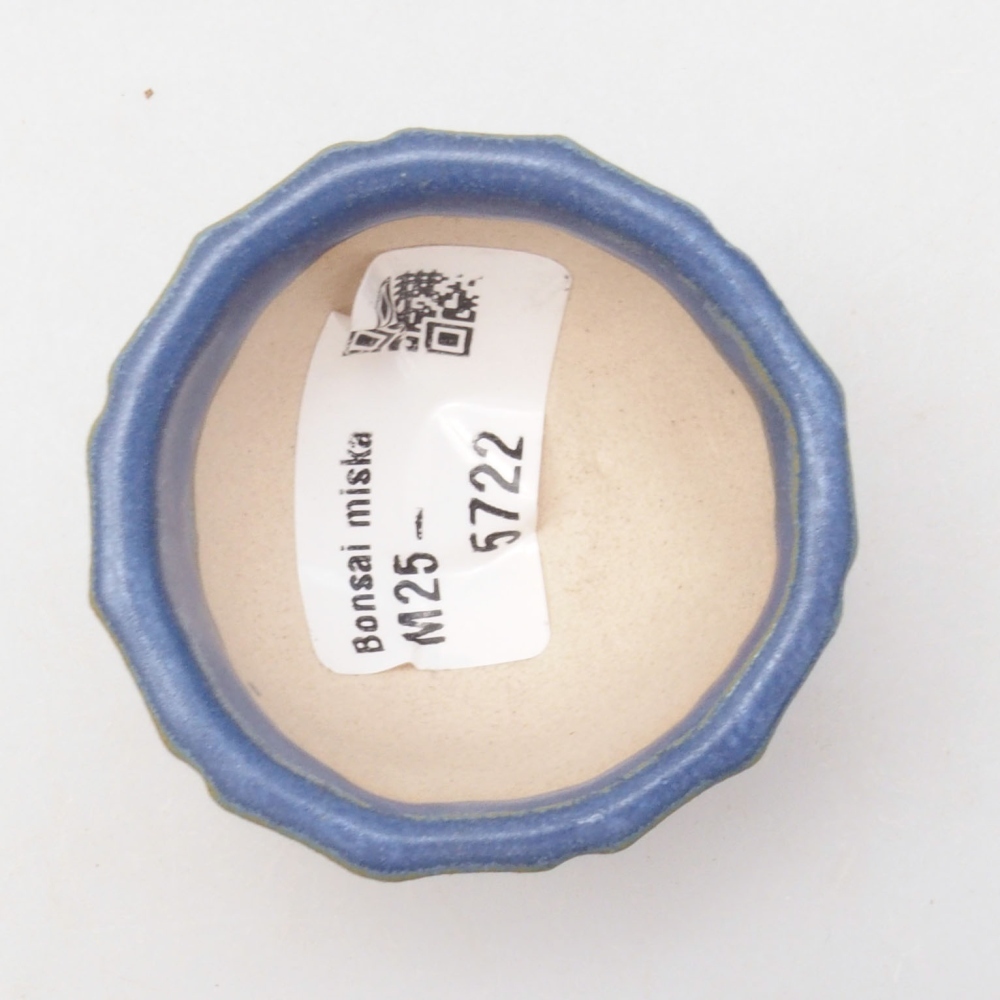 Mini-Bonsaischale 5 x 5 x 3 cm, blau