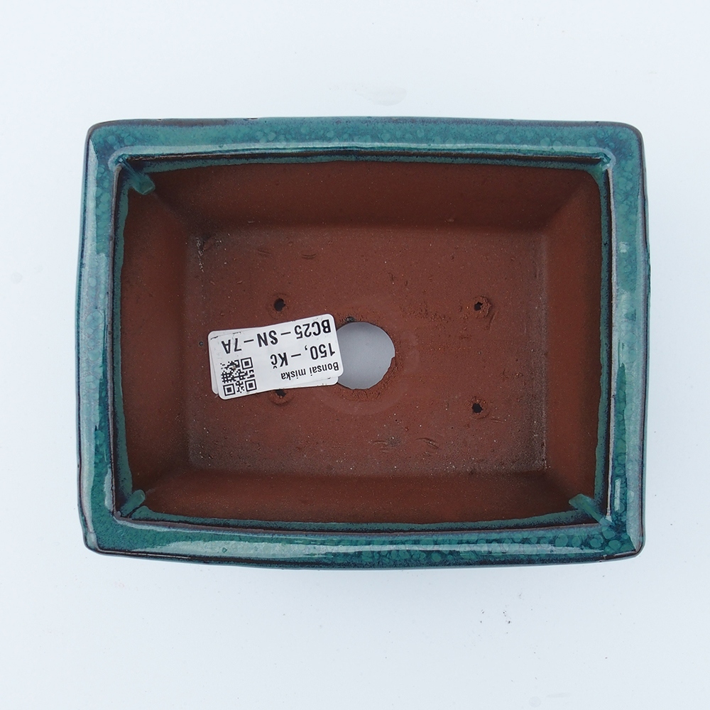 Schale 20 x 16,5 x 8 cm blau-grün