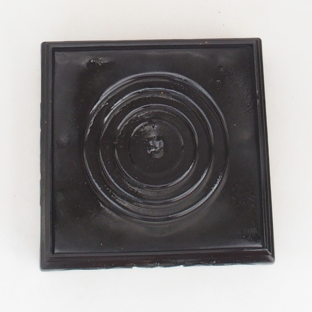 Bonsai-Tisch Kunststoff quadratisch 14,5 x 14,5 x 5 cm, Farbe schwarz