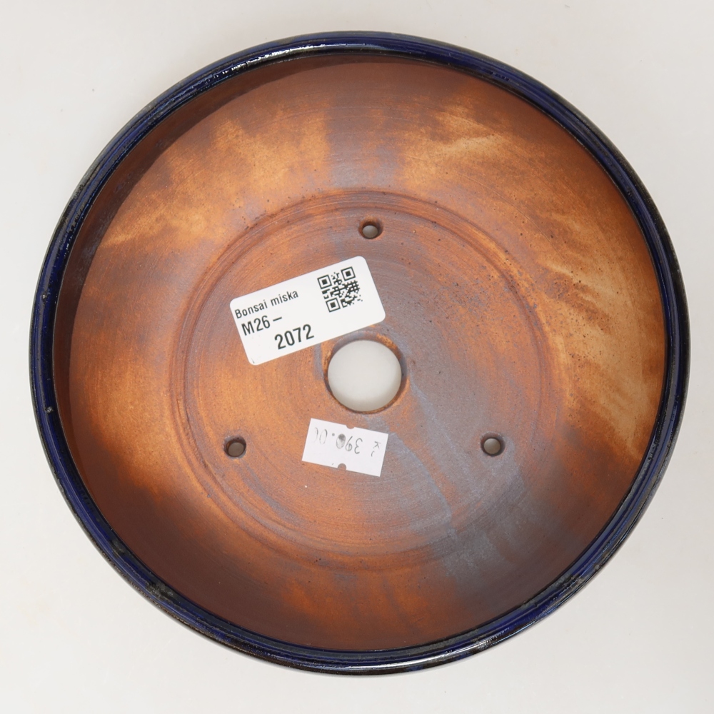 Bonsaischale aus Keramik 16 x 16 x 5,5 cm, Farbe blau