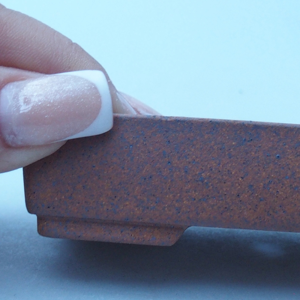 Schale 9 x 6 x 2 cm braun