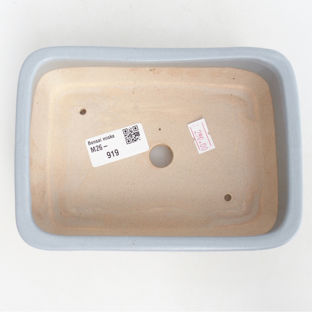 Bonsaischale aus Keramik 16,5 x 12 x 5,5 cm, Farbe blau