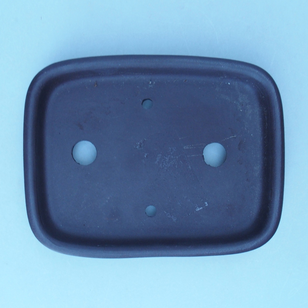 Schale 11 x 8,5 x 2 cm braun