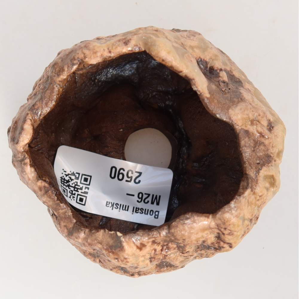 Keramikschale  7 x 6 x 5 cm, Farbe: braun