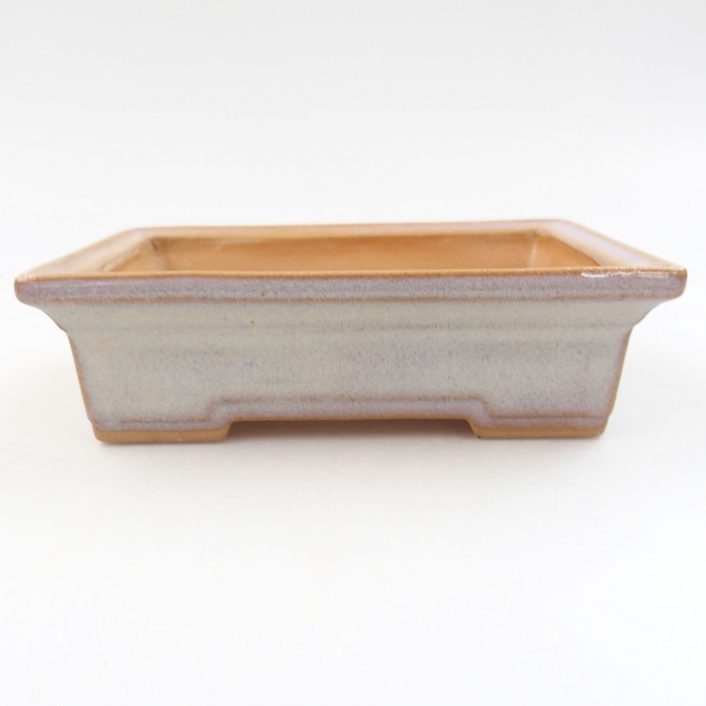 Bonsaischale aus Keramik 15,5 x 12 x 6 cm, Farbe blau