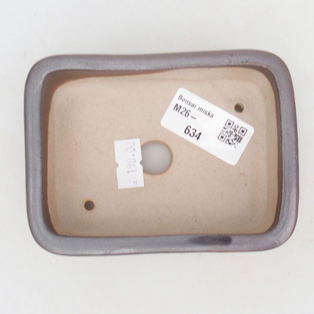 Bonsaischale aus Keramik 125 x 10 x 3 cm, braun