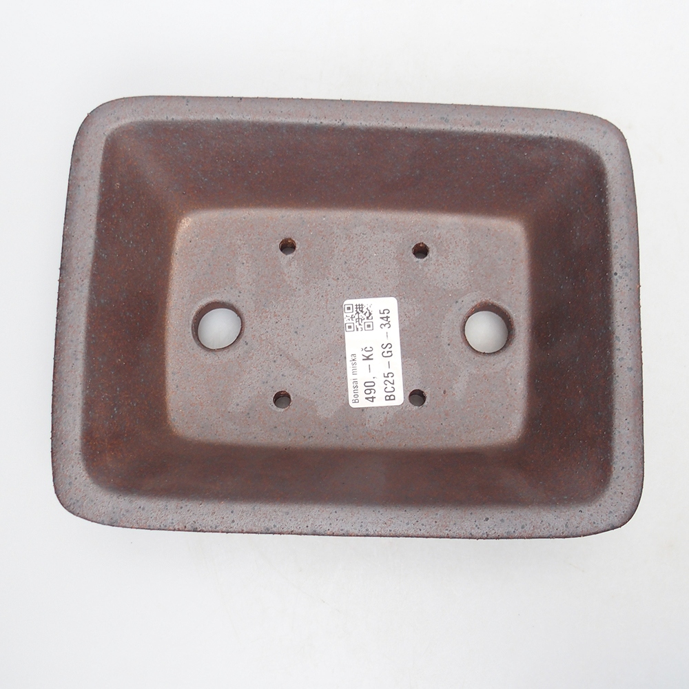 Schale 19 x 15 x 6 cm braun