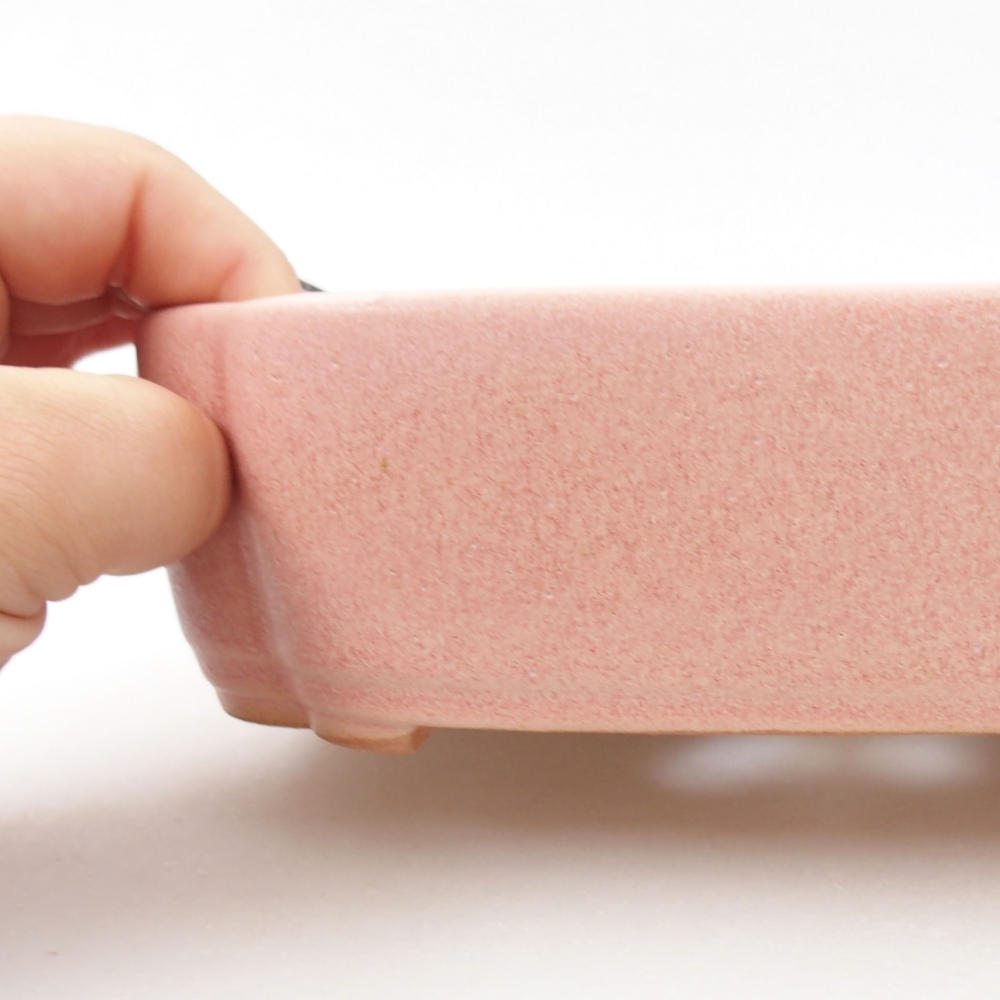 Bonsaischale aus Keramik 15,5 x 12 x 6 cm, Farbe blau