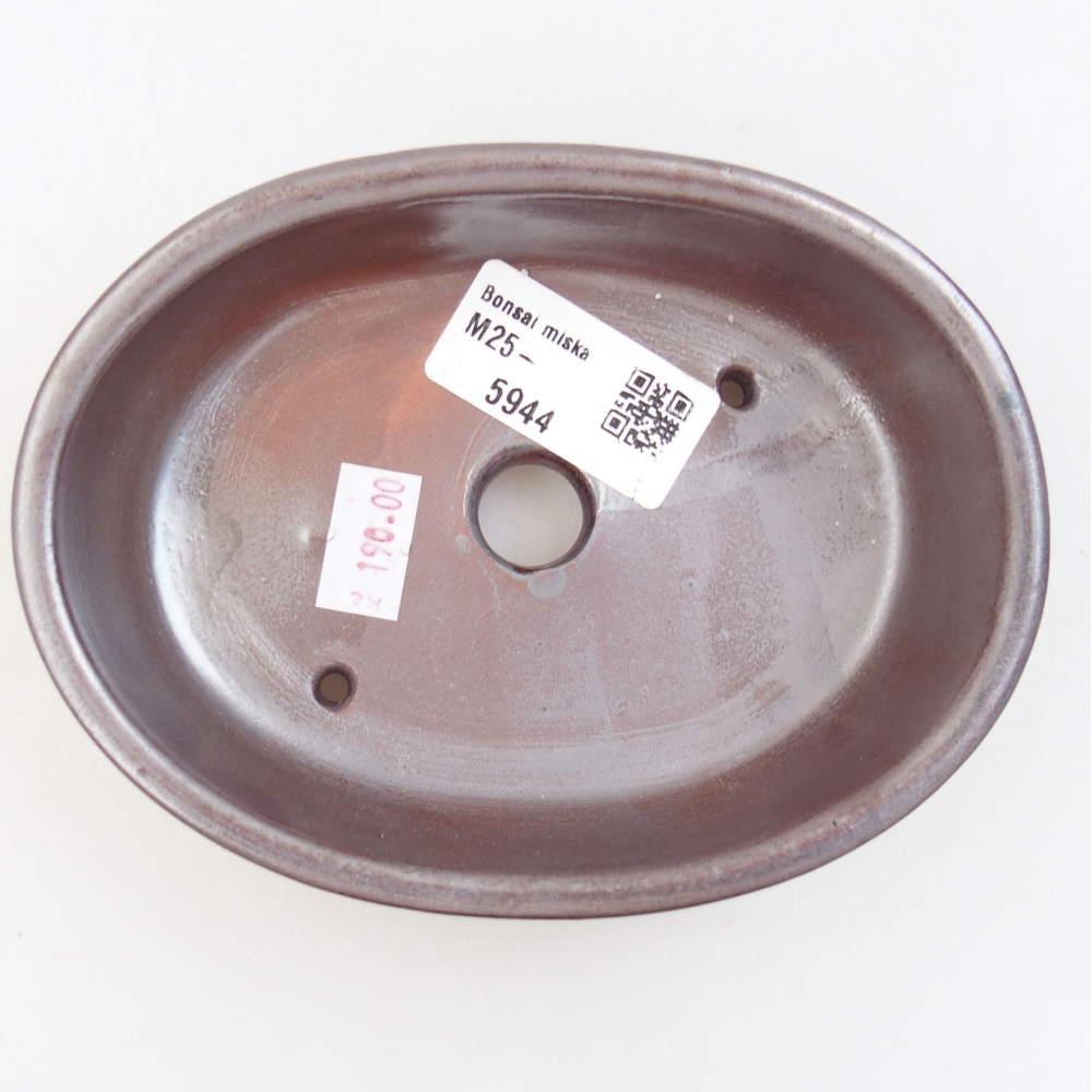 Bonsaischale aus Keramik 15,5 x 12 x 6 cm, Farbe blau