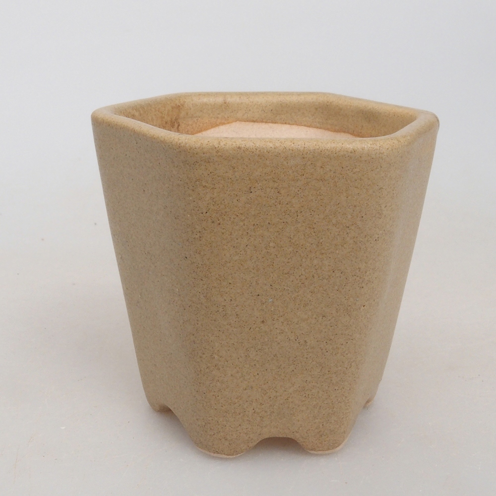 Mini-Bonsaischale 5 x 5 x 5 cm, braun