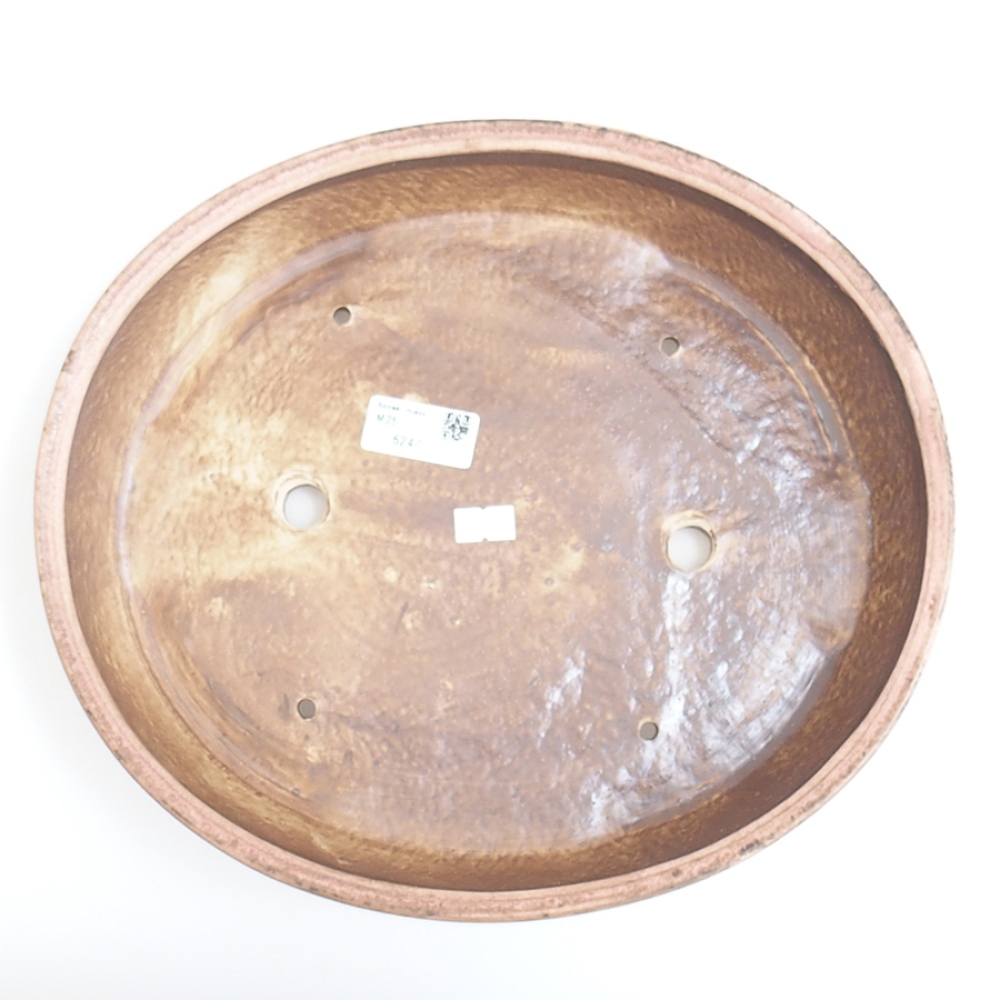 Bonsaischale aus Keramik 31 x 26,5 x 6 cm, rosa