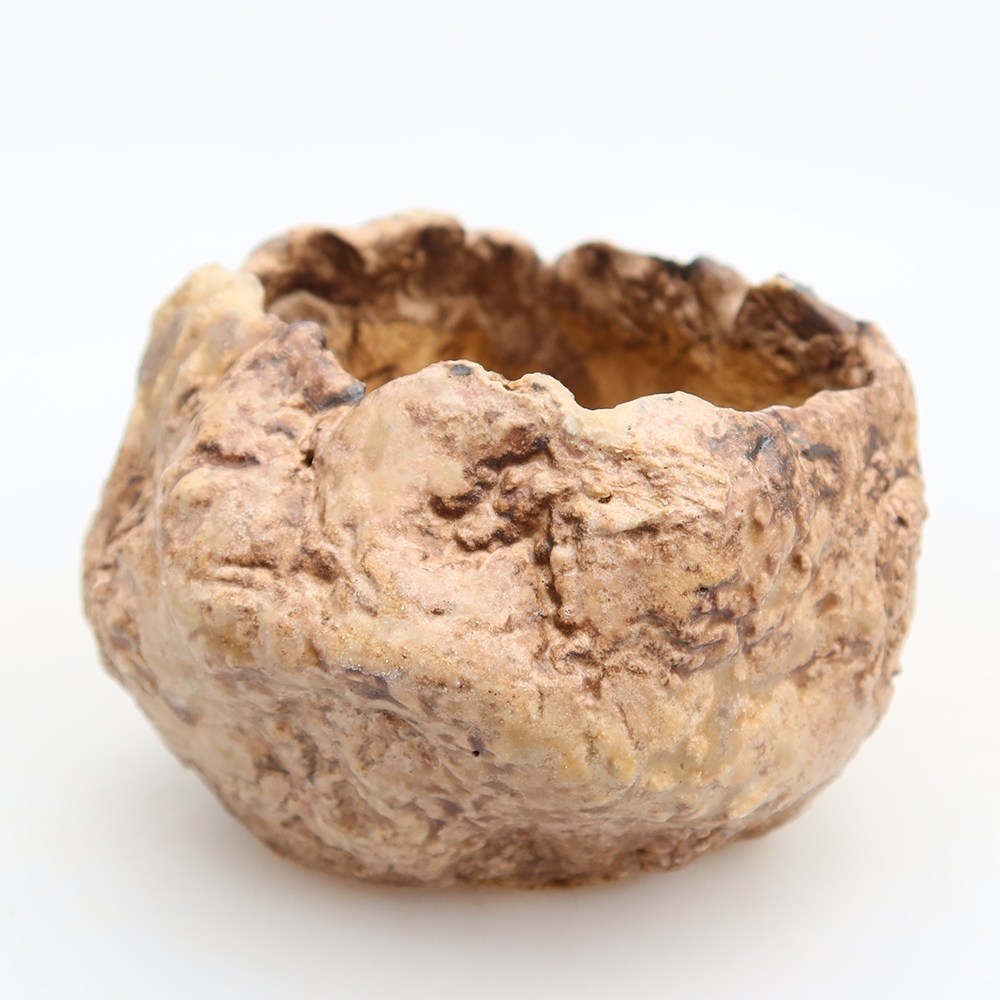 Keramikschale  6 x 5,5 x 6 cm, Farbe: braun