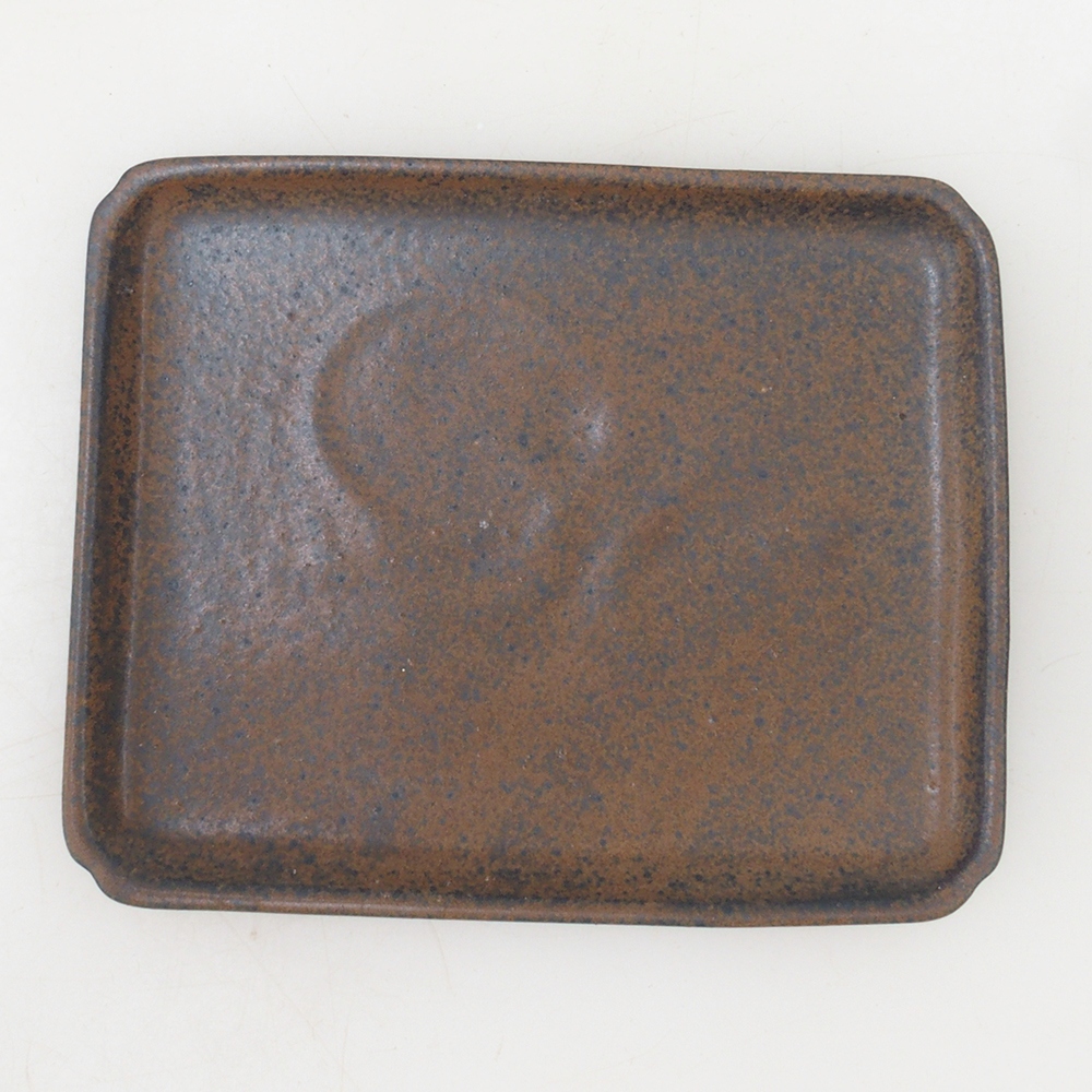 Bonsai Untertasse Rechteck D5-M - 12,5 x 10,5 x 1 cm