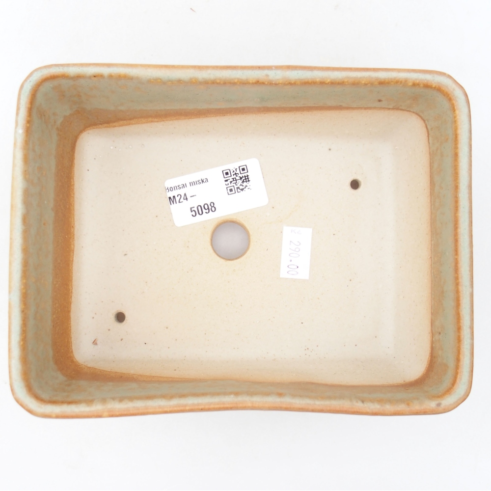 Bonsaischale aus Keramik 16 x 12 x 6 cm, grün