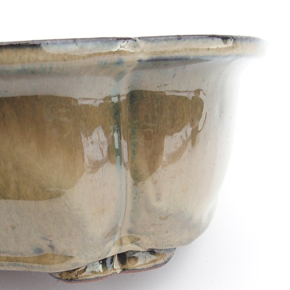 Schale 32 x 26 x 10,5 cm grau-beige