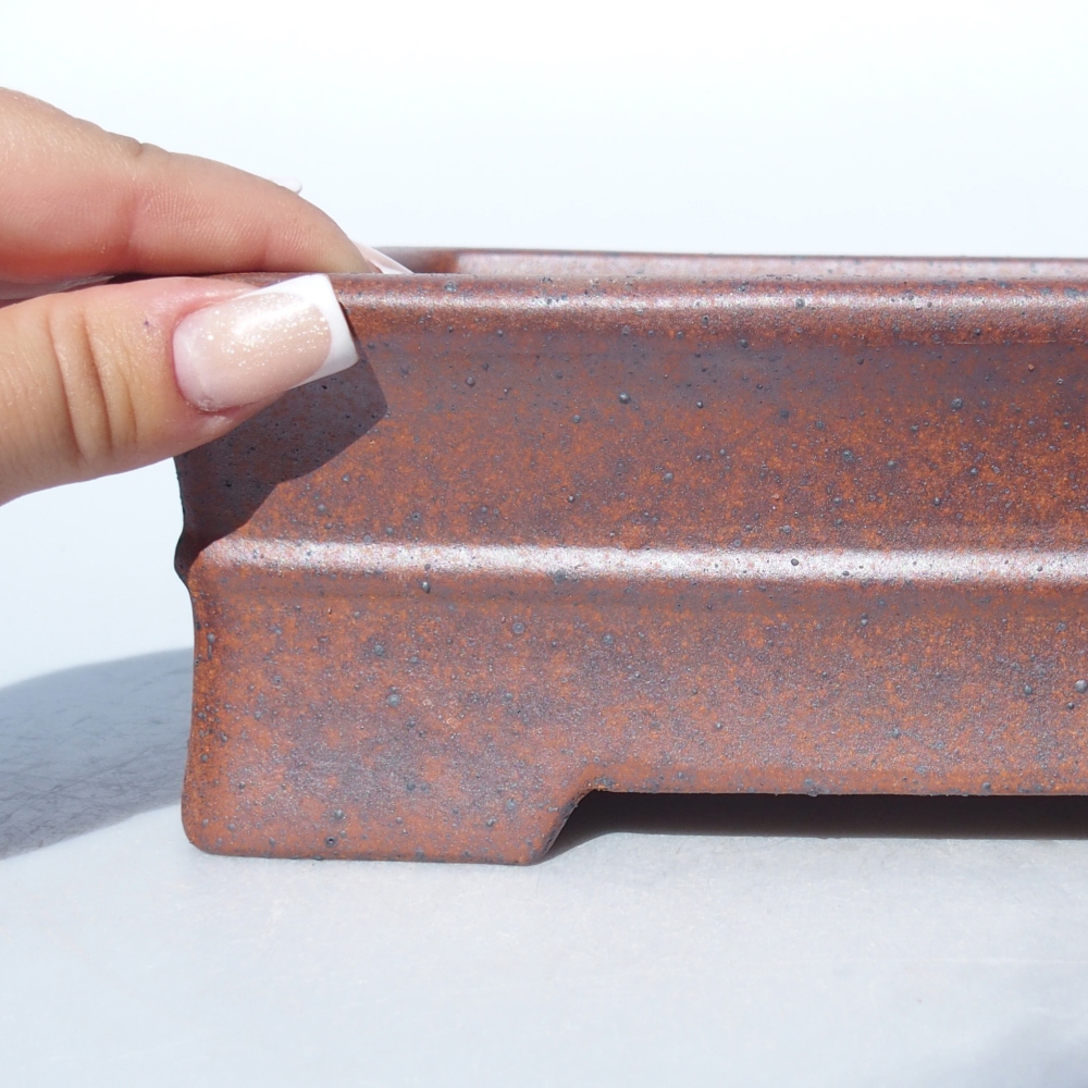 Schale 21 x 16 x 7 cm braun