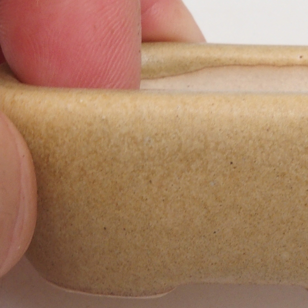 Mini-Bonsaischale 5,5 x 4 x 2 cm, braun