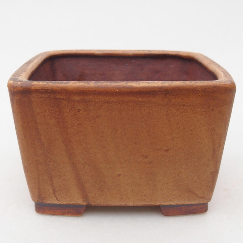 Bonsaischale aus Keramik 10,5 x 10,5 x 6,5 cm, rosa