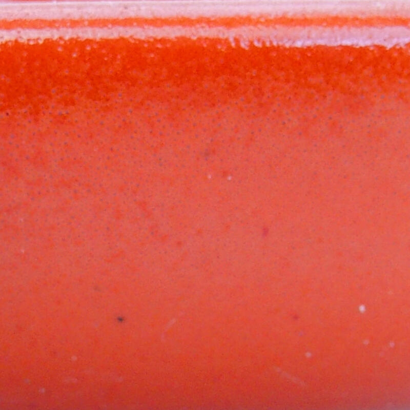 Bonsaischale aus Keramik 10,5 x 9 x 3,5 cm, orange