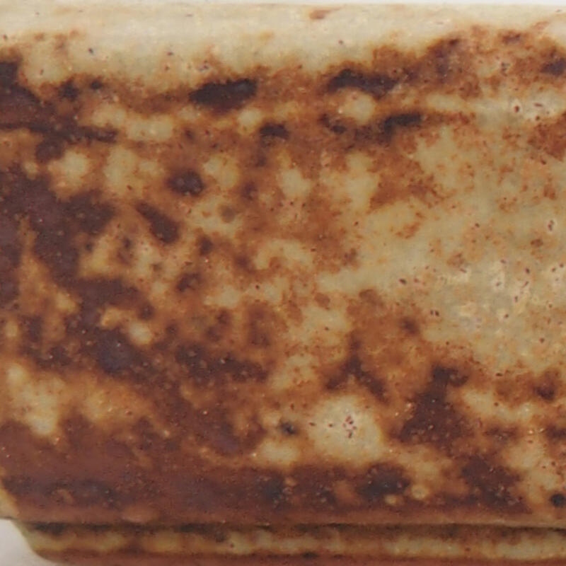 Bonsaischale aus Keramik 10 x 7 x 2 cm, Farbe beige