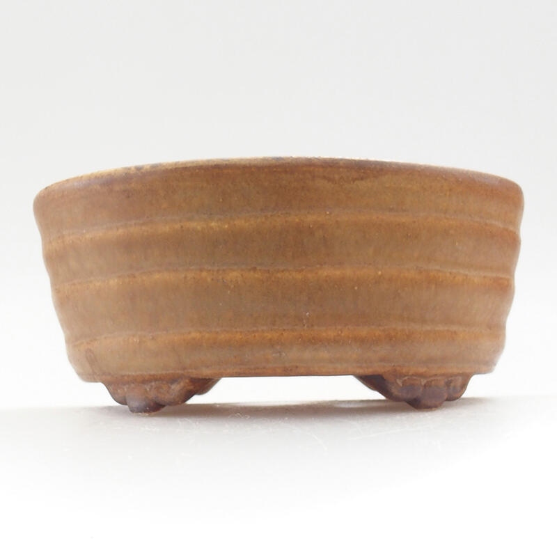 Bonsaischale aus Keramik 10 x 9 x 5 cm, orange