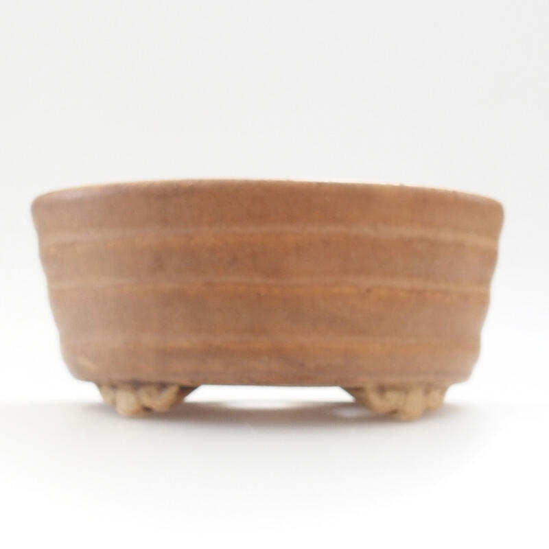 Bonsaischale aus Keramik 10 x 9 x 5 cm, orange