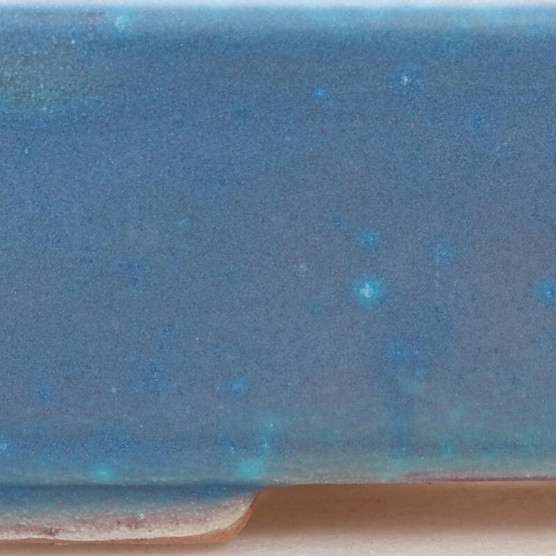 Bonsaischale aus Keramik 11 x 8,5 x 3,5 cm, Farbe blau