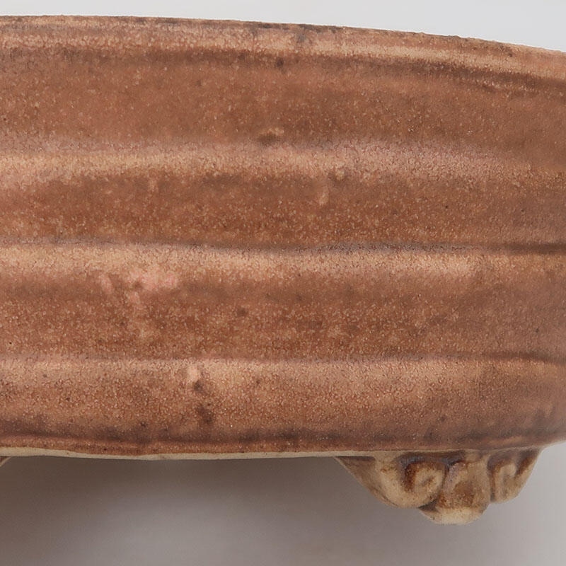 Bonsaischale aus Keramik 11 x 9,5 x 5 cm, rosa