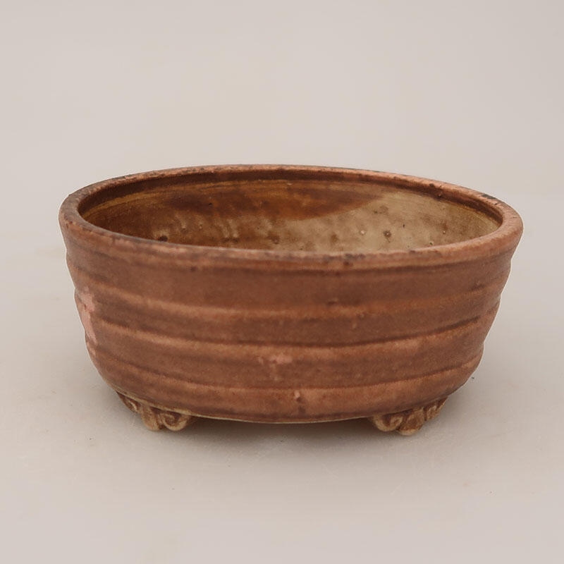 Bonsaischale aus Keramik 11 x 9,5 x 5 cm, rosa