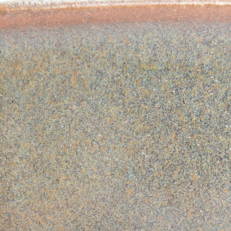 Bonsaischale aus Keramik 11 x 9 x 5,5 cm, braun