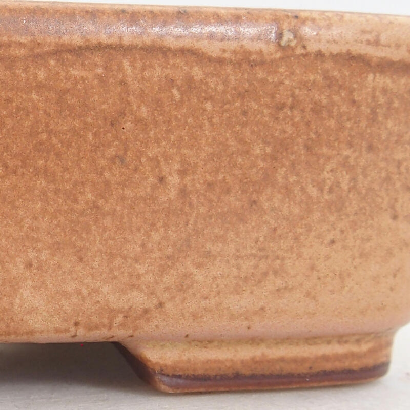 Bonsaischale aus Keramik 12,5 x 10 x 4 cm, rosa