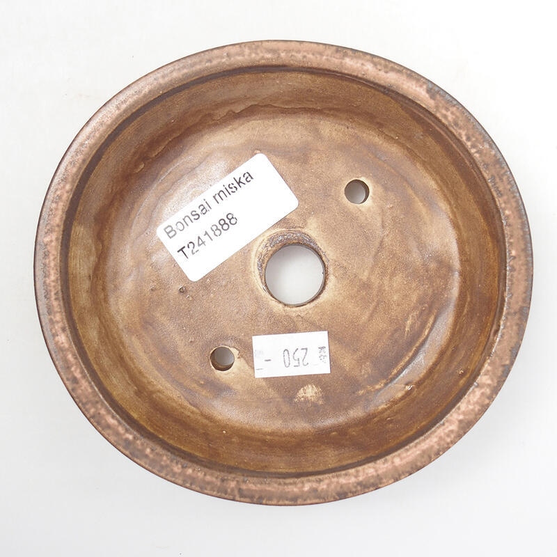 Bonsaischale aus Keramik 12,5 x 12 x 3,5 cm, rosa