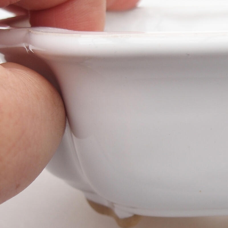 Bonsaischale aus Keramik 12,5 x 9,5 x 5 cm, grün