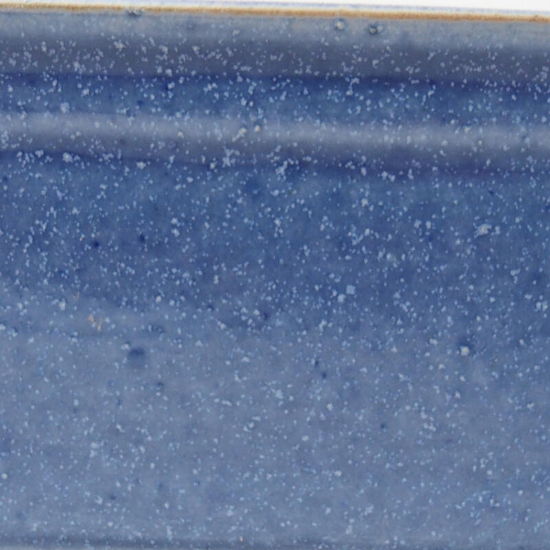 Bonsaischale aus Keramik 12 x 8,5 x 4,5 cm, Farbe blau