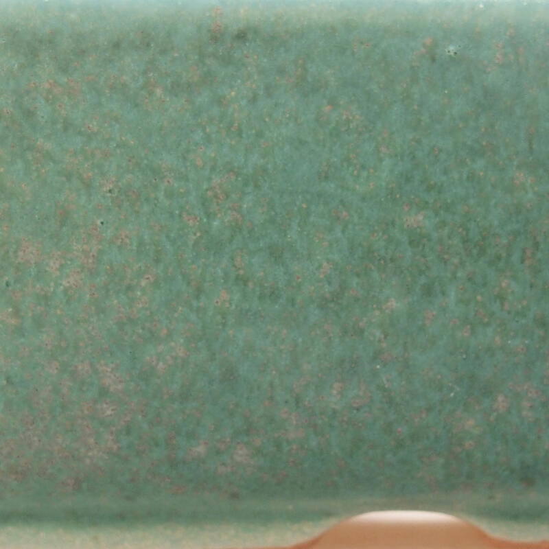 Bonsaischale aus Keramik 12 x 8,5 x 4,5 cm, grün