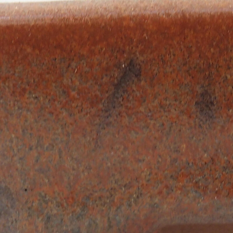 Bonsaischale aus Keramik 12 x 9 x 3 cm, braun