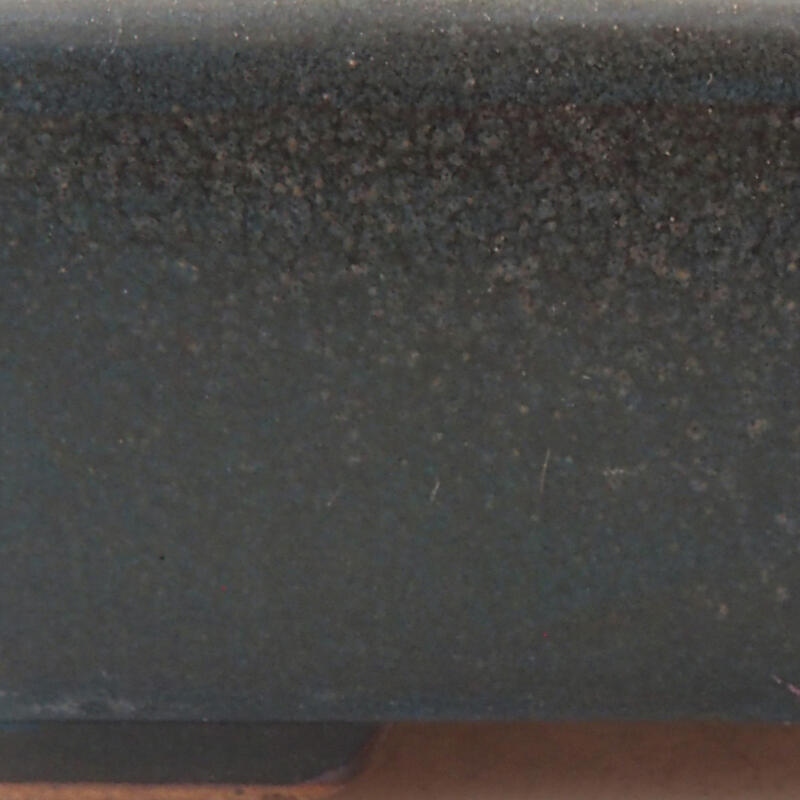 Bonsaischale aus Keramik 12 x 9 x 3 cm, grau