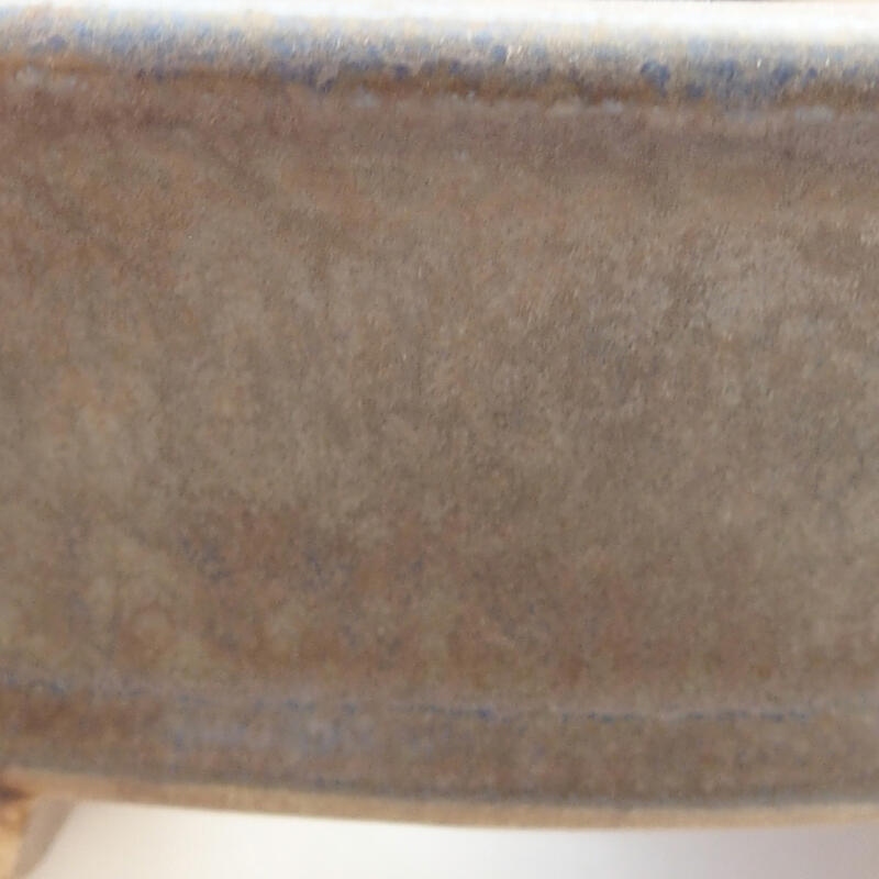 Bonsaischale aus Keramik 13,5 x 12 x 4 cm, Farbe blau