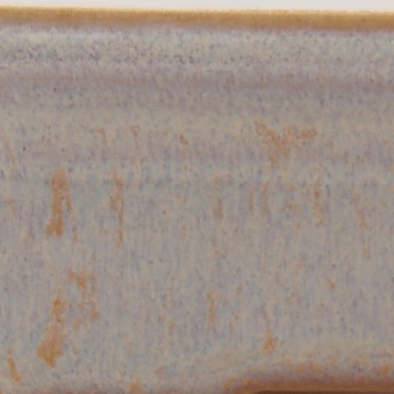 Bonsaischale aus Keramik 13 x 10 x 4 cm, grau