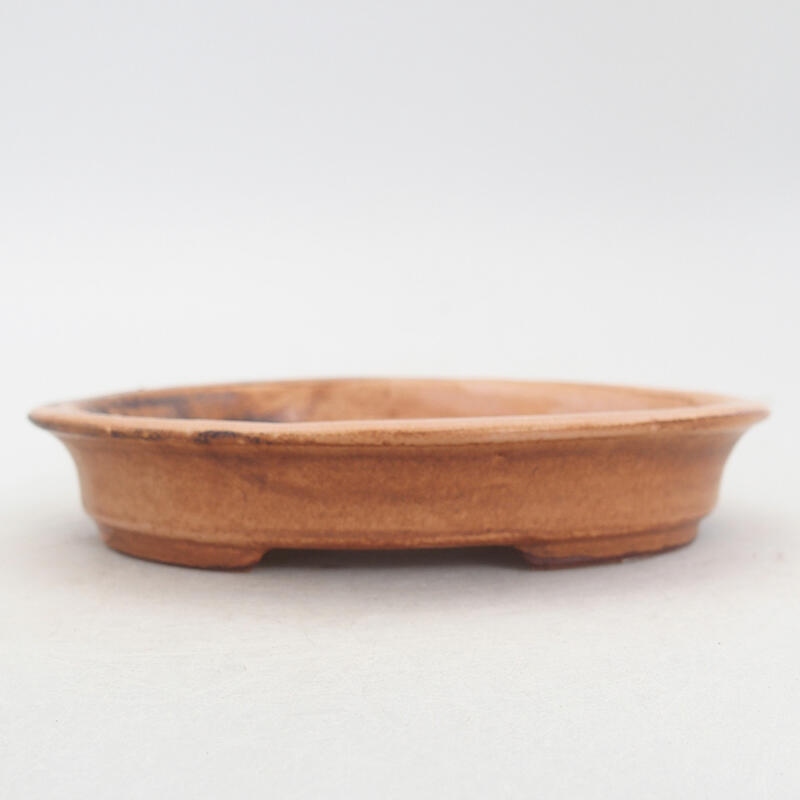 Bonsaischale aus Keramik 13 x 11 x 2,5 cm, rosa