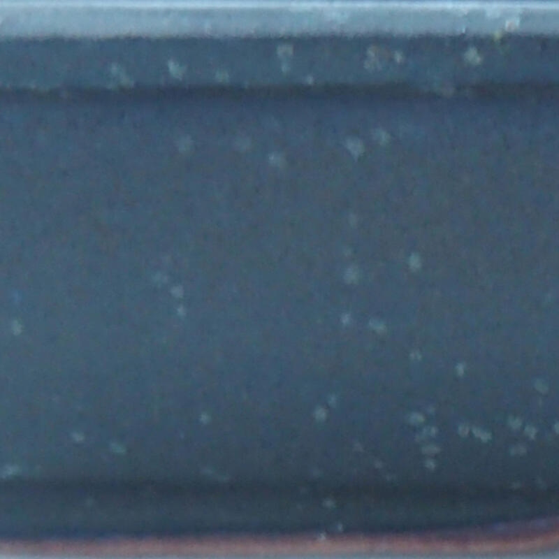 Bonsaischale aus Keramik 13 x 11 x 2 cm, grau