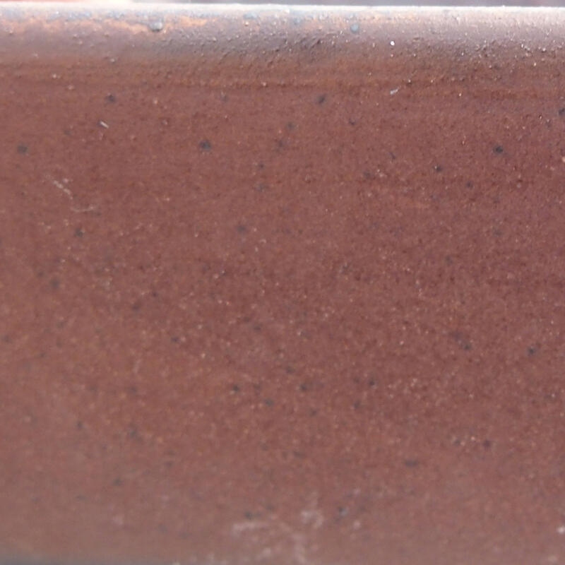 Bonsaischale aus Keramik 13 x 11 x 5 cm, braun