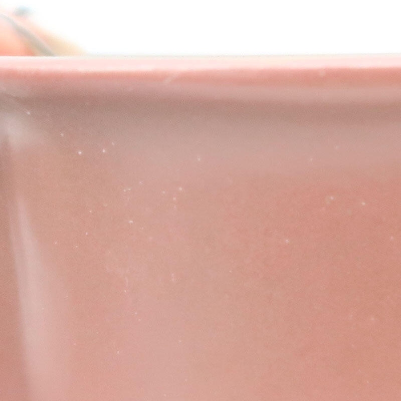 Bonsaischale aus Keramik 13 x 11 x 6 cm, metallfarben