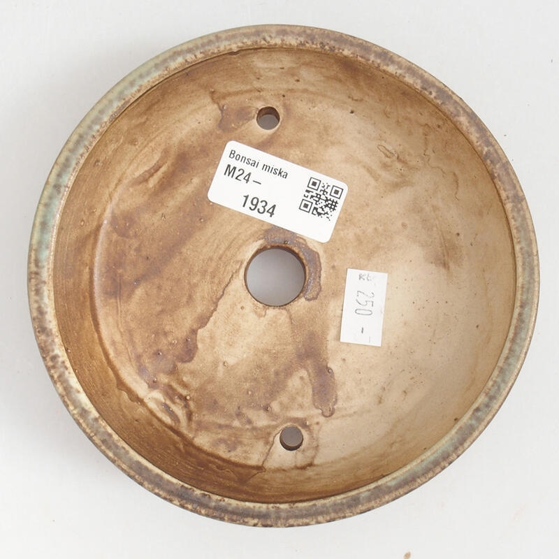 Bonsaischale aus Keramik 13 x 13 x 4 cm, grün