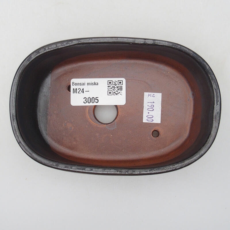 Bonsaischale aus Keramik 13 x 8,5 x 3,5 cm, Farbe blau