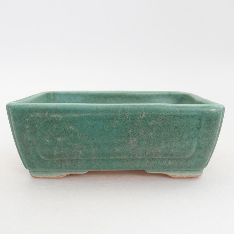 Bonsaischale aus Keramik 13 x 9,5 x 5 cm, grün